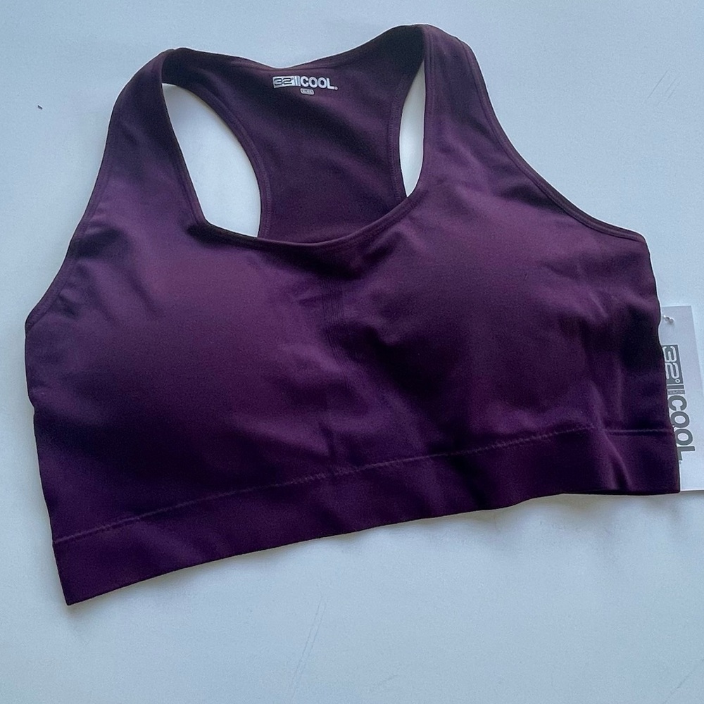 SEAMLESS RACERBACK SPORTS BRA 2 pieces Size XL - Picture 6 of 9